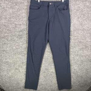Public Rec Performance Pants Men’s 32x32 Navy Stretch Slim Fit Hemmed